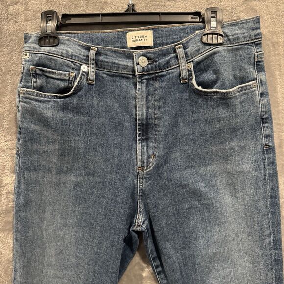 Citizens of Humanity Premium Olivia High Rise Skinny Jean Size 31 Blue Denim EUC - Picture 3 of 8